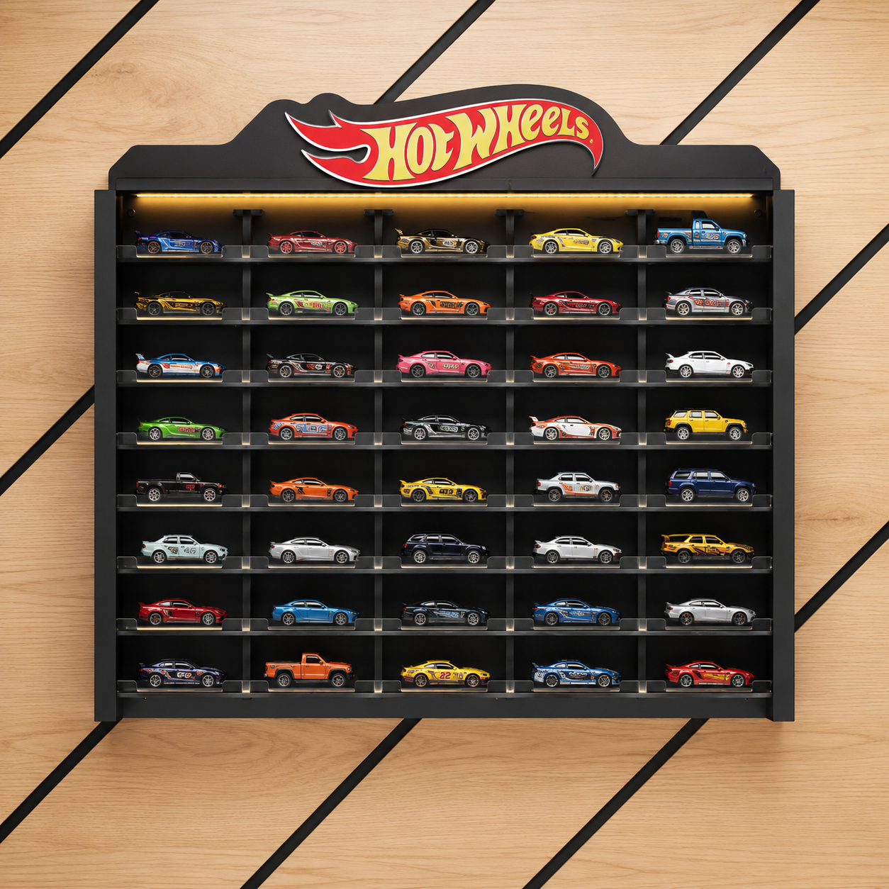 Hot Wheels Wall Display Rack