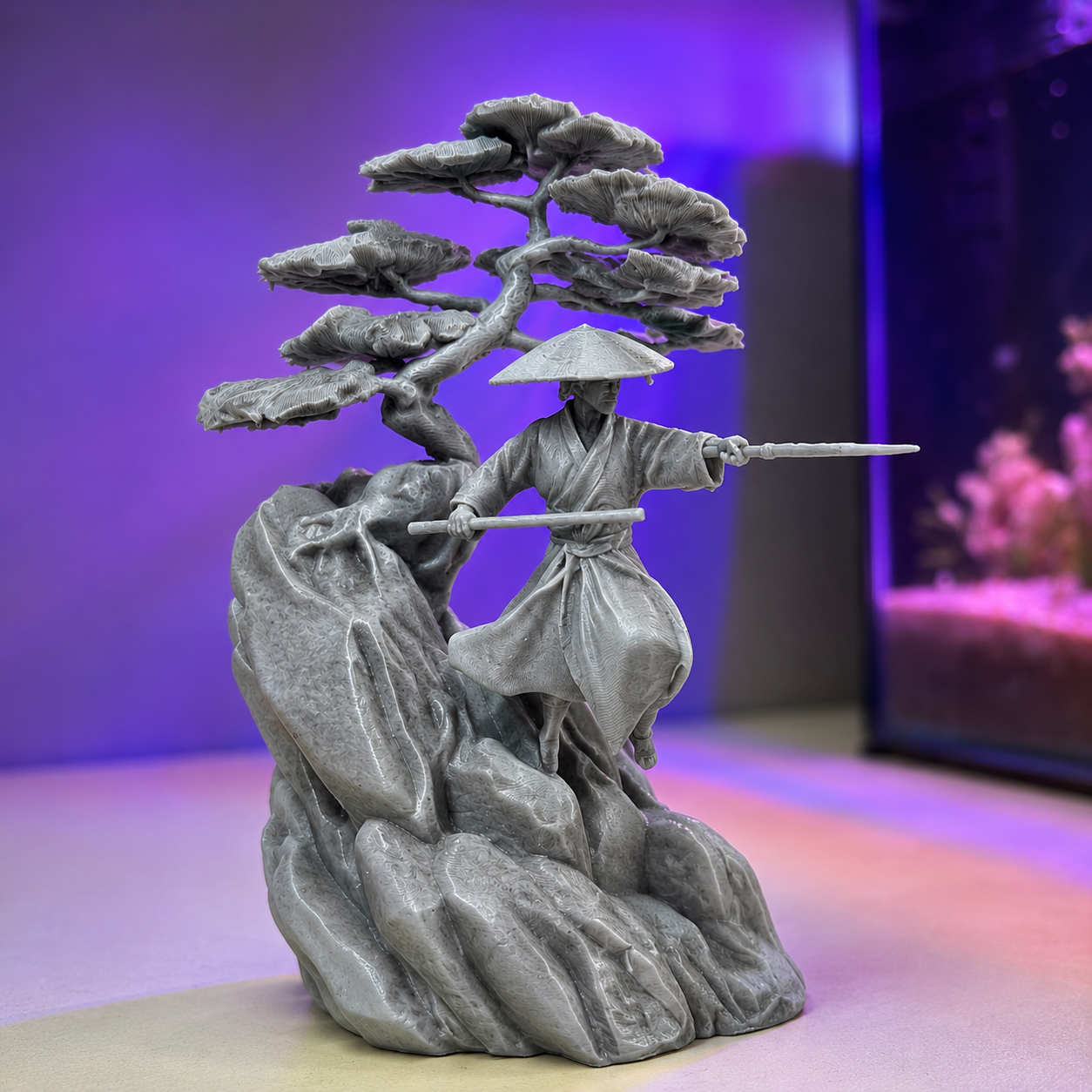 Samurai decorative statue