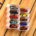 Hexagon Wall Rack for 1:64 Die-Cast Cars | Stackable Display Shelf